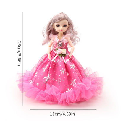 Electric  Dancing Angel Doll Fashion Wedding Dress Princess Music Singing With LED Light