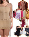 Full Slip Shapewear Women Dress Off Shoulder Bodycon Strapless Underdress Smooth Compression Body Shaper Slimming Waist