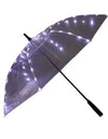 Creative Transparent Umbrella with LED Light Luminous Personality Fashion Umbrella for Boys and Girls Location Shooting Supplies