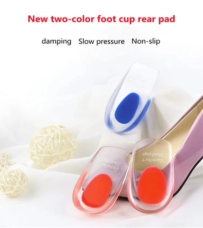 1Pair Spurs Pain Foot Shoe Insoles Silicone Gel Orthopedic Insole for Feet Height Increasing Shoe Pads Shock Absorbing Shoe Sole