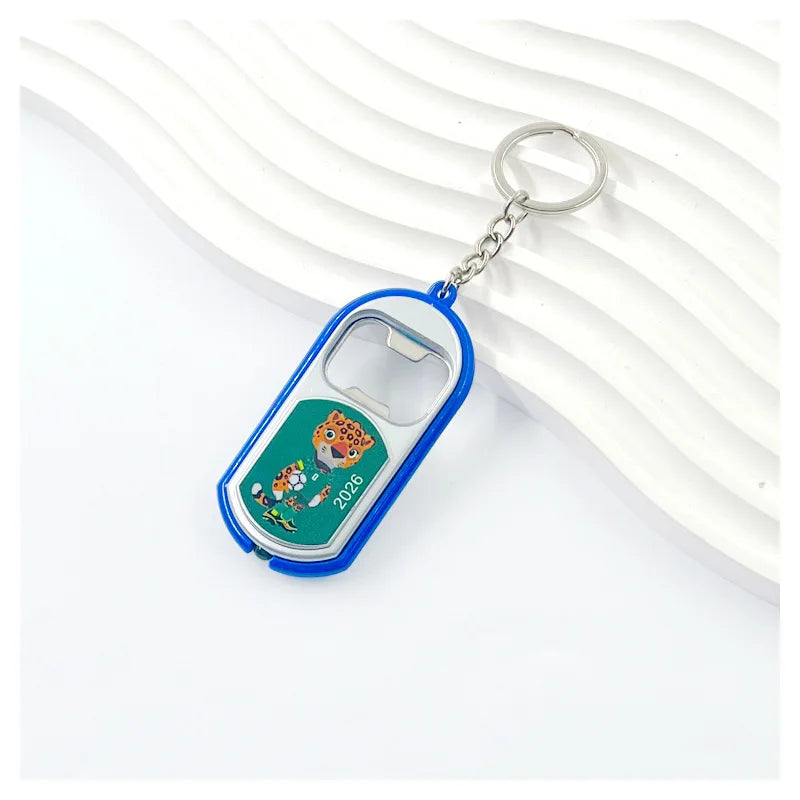 2026 Football Trophy Keychain Soccer Fan Backpack Charm Collectible