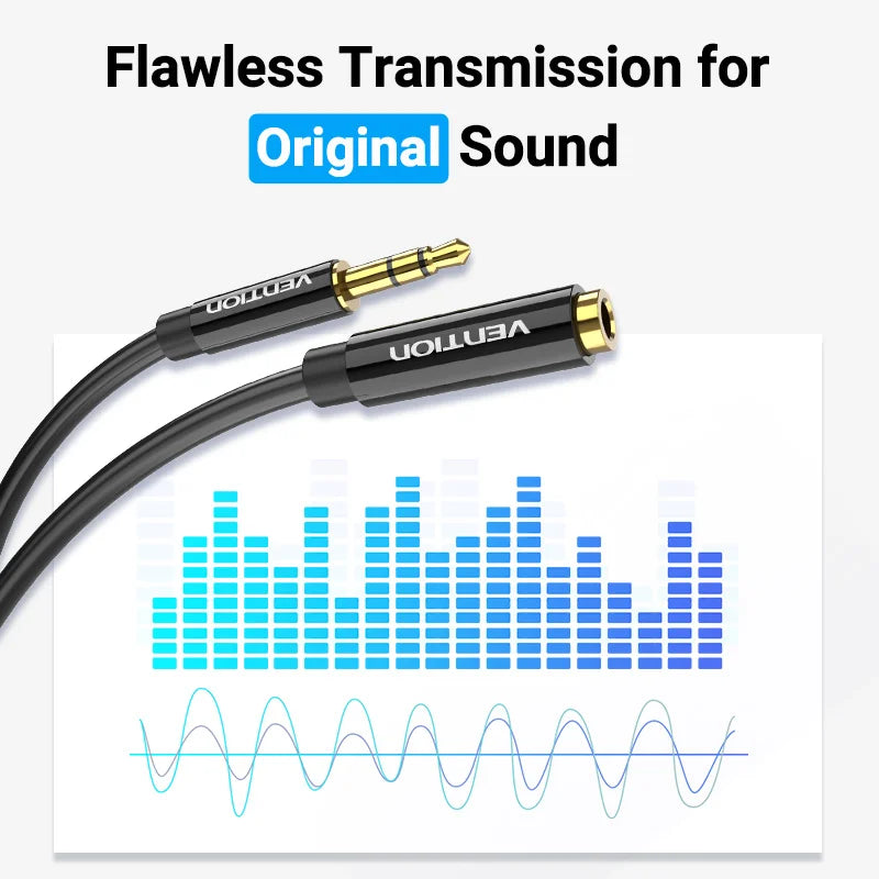 3.5MM Male to Female Extension Cable Jack 3.5 Aux Cable for Car Laptop Mini PC TV Stereo Audio Headphone Speaker Cable