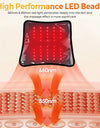 Multifunctional Red Light Massage Pad with Digital Display Controller LED Red Light Therapy Vibration Massage Relax Body
