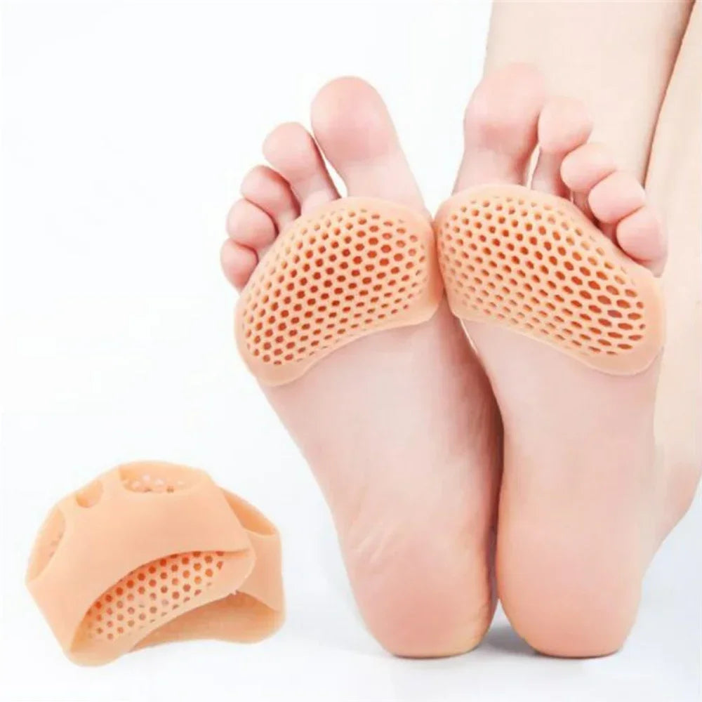 Metatarsal Pads for Women and Men Forefoot Pad for Ball of Foot Pain Relief Insoles Half Sock Support Soft Gel Foot Cushion 2pcs