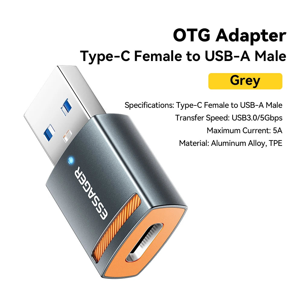 USB 3.0 OTG Adapter (Type-C / USB-A / Micro / Lightning Converter)