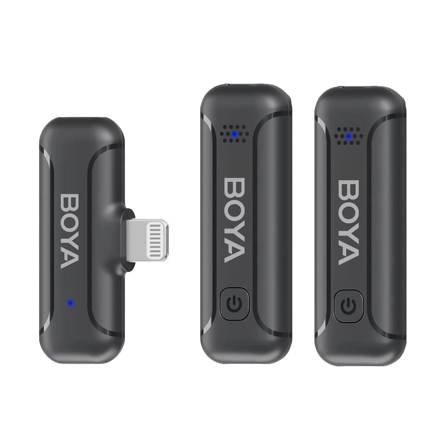 Wireless Lapel Microphone for iPhone Android Type-C Smartphone DSLR Camera PC Laptop Youtube Recording Streaming BY-WM3T2