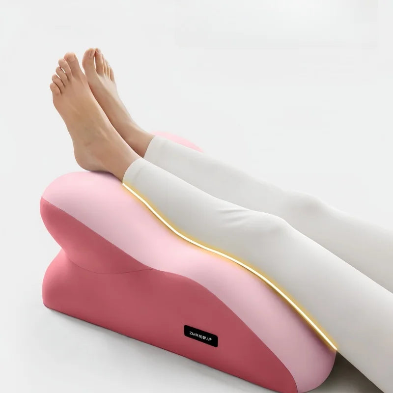 Bed Backrest Pillow Ergonomic Design Lumbar Support Cushion for Home Reading in Bed Sofa Chair Washable Cover Back Pain Relief