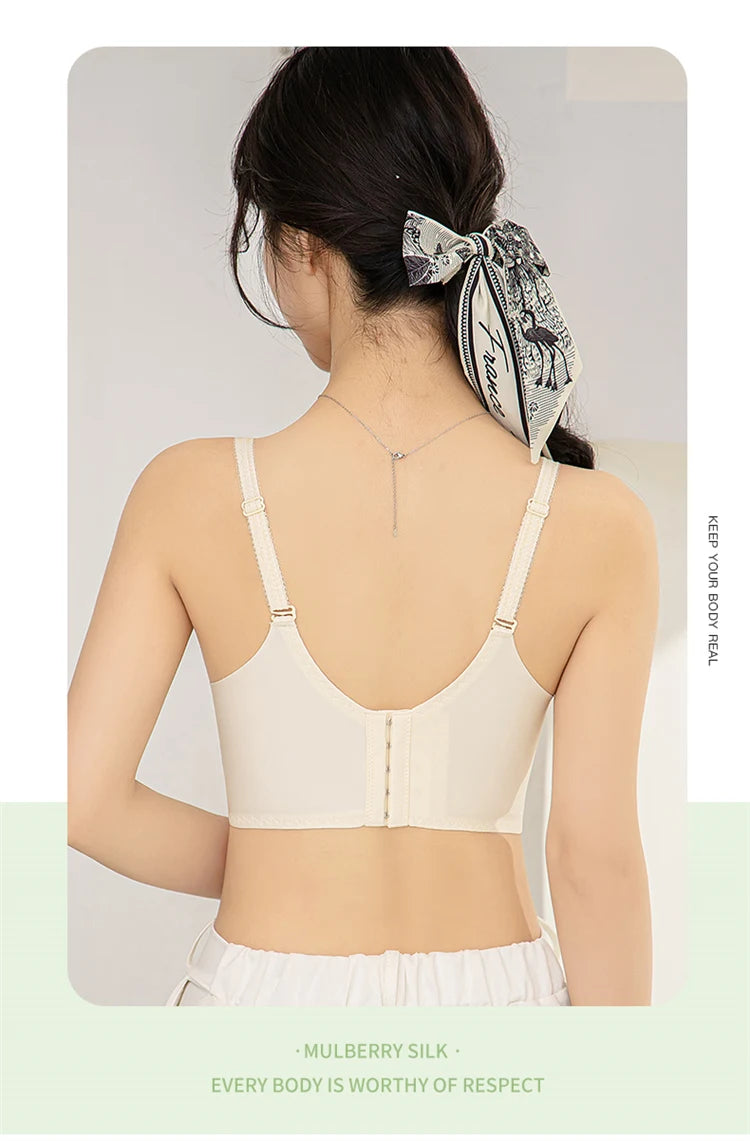 Women’s Low-Cut Lace Push-Up Bralette – Adjustable Straps, Fashionable Lingerie