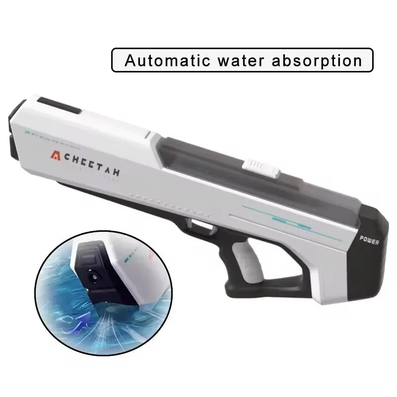 Fully Electric Big Water Gun High Pressure Rechargeable Water Blaster for Outdoor Summer Activities