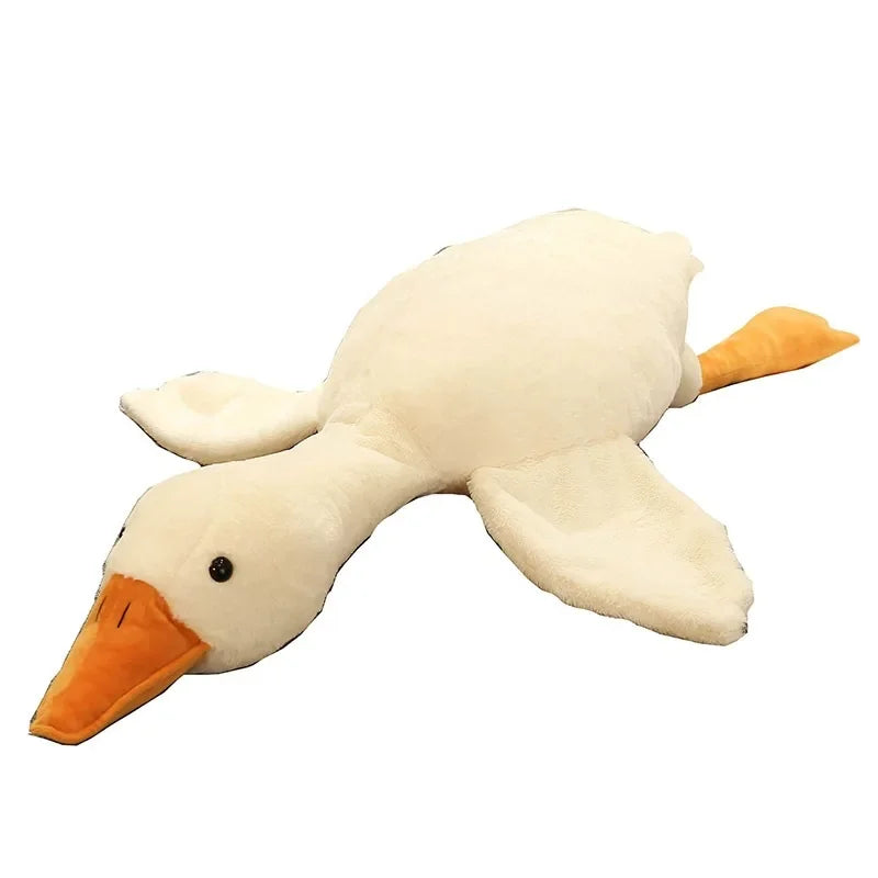 50-160cm Big White Goose Plush Toy Giant Duck Doll Soft Stuffed Animal Goose Sleeping Pillow Sofa Cushion Birthday Gift for Kids