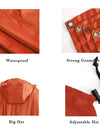 3 in 1 Portable Sunshade Camping Tarp Ground Mat Raincoat Outdoor Waterproof Rain Poncho Backpack Cover for Hiking Picnic tent