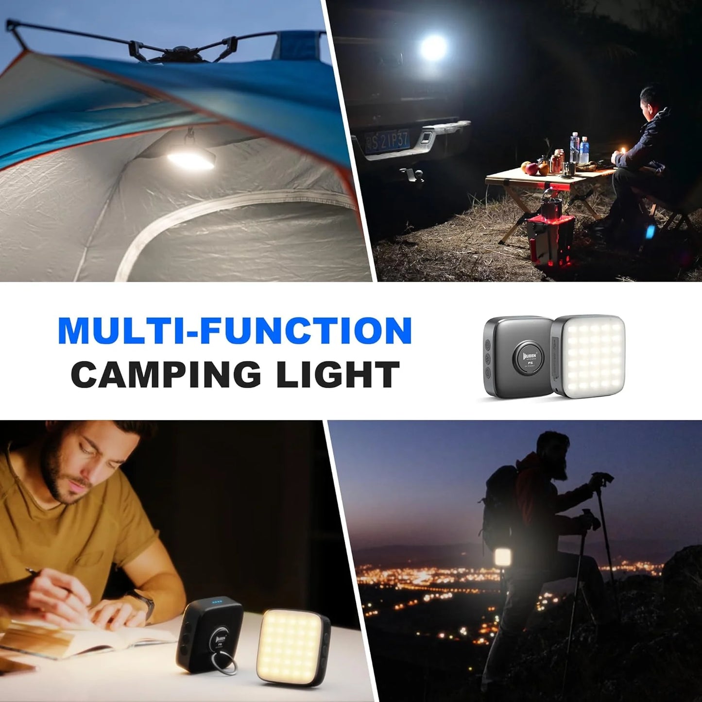 500 Lumen Rechargeable Camping Lantern With Power Bank