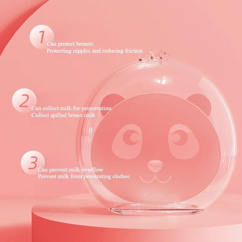 Wearable Hands-free Anti Overflow Silicone Breast Collector Breast Mask Milk Storage Device Anti Overflow Milk Pad Soft Milk Cup