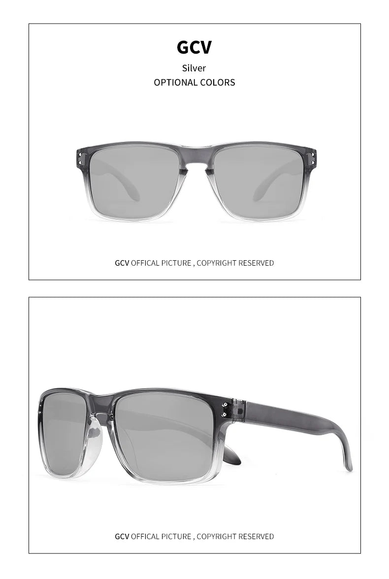 Retro Wrap Photochromic Polarized UV400 Sunglasses for Men Women Casual Fashion Eyewear