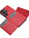 Multi Card Holders Wallet Case for Samsung S25 S24 S23 S22 Ultra Leather Back Phone Cover Cases