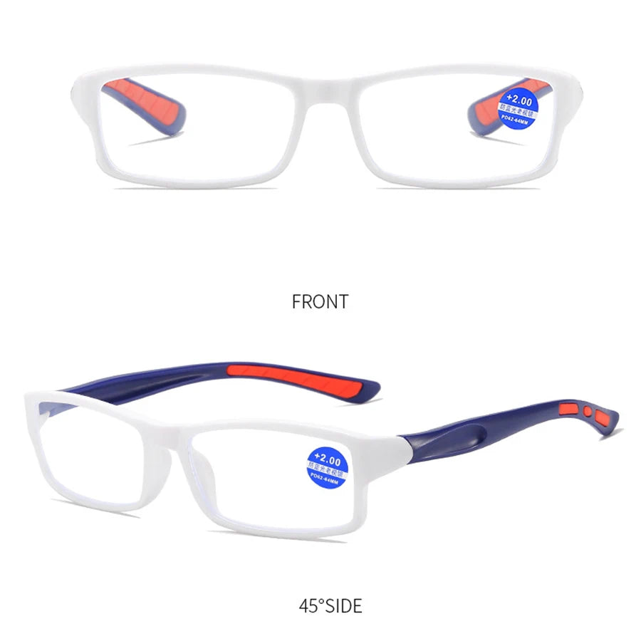 Reading Glasses Women Anti Blue Light Sports Eyeglasses Fashion Small Frame Presbyopia Hyperopia Eyewear+1.0+2.0+3.0+4.0