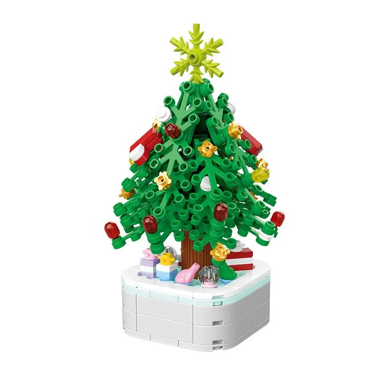 211pcs Creative Series Christmas Tree DIY Building Blocks, Educational Learning Science Bricks Halloween Gifts Toys for