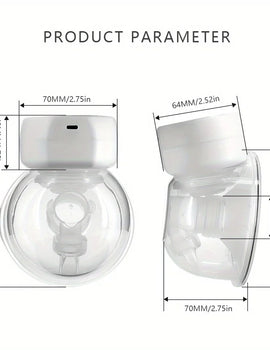 Wearable Intelligent Sucker Silent High Suction Electric Breast Sucker USB Charging Is A Must-have for Traveling Accessories