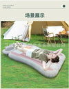 Horseflocking Inflatable Car Travel Bed Outdoor Camping SUV Rear Seat Inflatable Bed Mat Backrest Shield Nap Mat