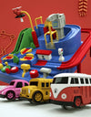 Car Rescue Adventure Rail Track Toy for Kids Racing Brain Educative Interactive Table Game Educational Toys Train Boy Girl Gifts