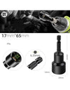 6-19mm Impact-Socket Magnetic Nut Screwdriver Deep Socket Adapter 1/4 Hex Wrench Heads Electric Drill Bit Repairing Hand Tools