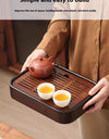 Tea Tray Household Small Dry Brewing And Draining Tea Set Office Tea Table Bamboo Tray Drainage Tea Tray Storage Tray