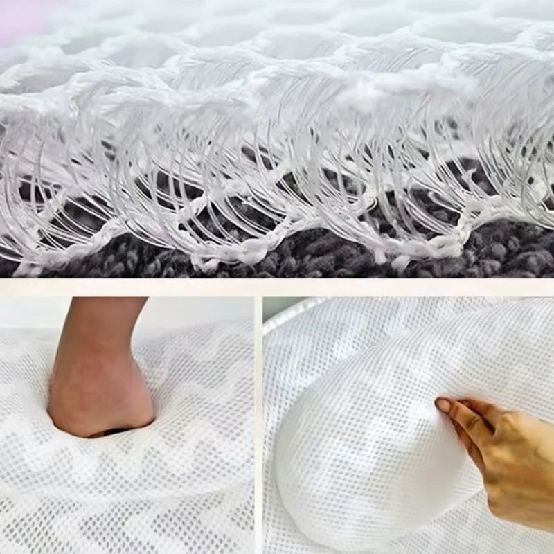 4D SPA Pillow 6 Suction Cup Bathtub Massage Pillow Bathing Neck Back Support Headrest Bathroom Non-Slip Cushion