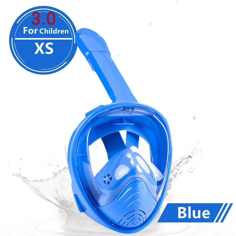 Underwater Scuba Anti Fog Full Face Diving Mask Snorkeling Respiratory Masks Safe Waterproof Swimming Equipment for Adult