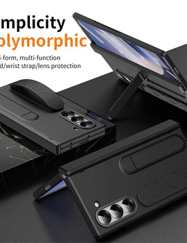 For Samsung Galaxy Z Fold 6 5 4 3  Hinge (with pen) Case Shockproof Full Screen Protector Tempered Glass Folding Cover