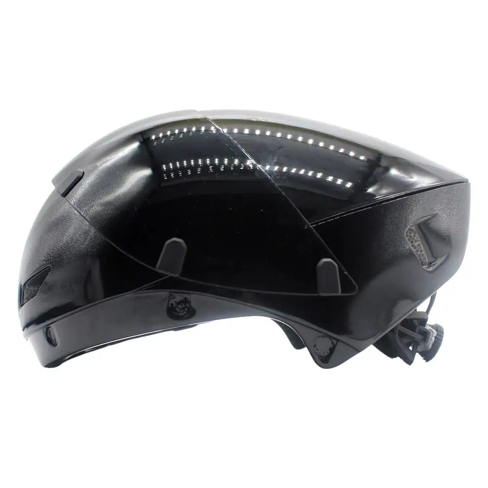Aerodynamic Triathlon Cycling Helmet With Magnetic Goggles