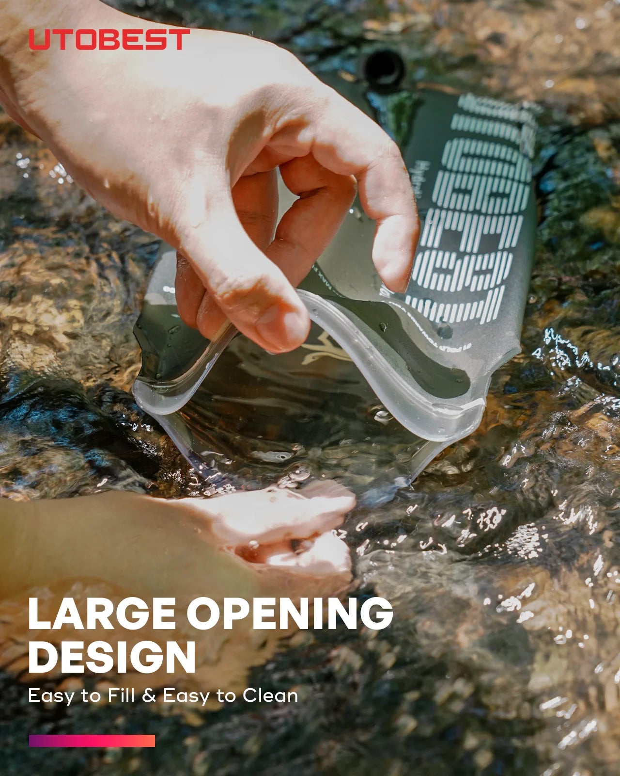 1.5L/2L/3L Water Bladder Hydration Pack Reservoir TPU Water Storage Bag for Camping Cycling Running Hiking