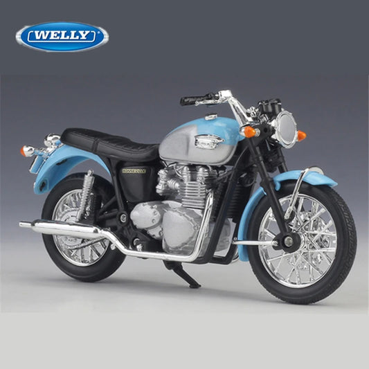 Diecast Triumph Bonneville 2002 Motorcycle Model 1 to 18 Scale