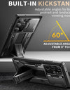 For Samsung Galaxy S23 Ultra Case Full-Body Shockproof Dual Layer Rugged Belt-Clip Case with Front Frame camera Screen Protector