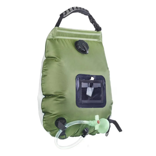 20L Portable Solar Heated Camping Shower Bag with Shower Head
