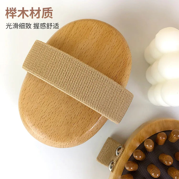 1pc Wood Air Cushion Body Meridian Massage Health Care Comb Brush Hairbrush Comb Scalp Hair Care Healthy Bamboo Comb