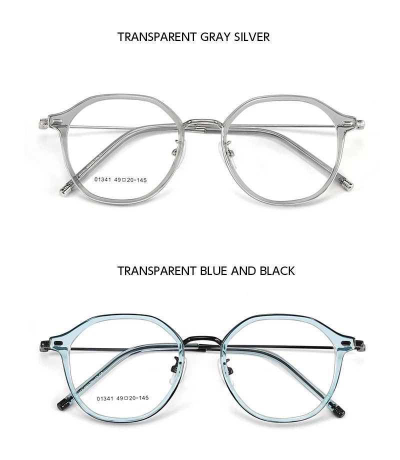 SANGCOO Ultra-light Fashion Flexible TR90 Eyewear Men Retro Round Decorative Optical Prescription Eyeglasses Frame WomenG01341