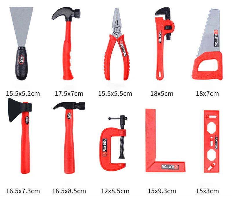 Toolbox Kit Educational Toys Simulation Repair Tools Toys Drill Plastic Game Learning Engineering Puzzle Toys Gifts For Boy