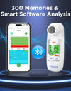 Peak Flow Meter Digital Home Spirometer with Bluetooth  for Asthma COPD Test PEF and FEV1 Smart Personal Portable Espirometer