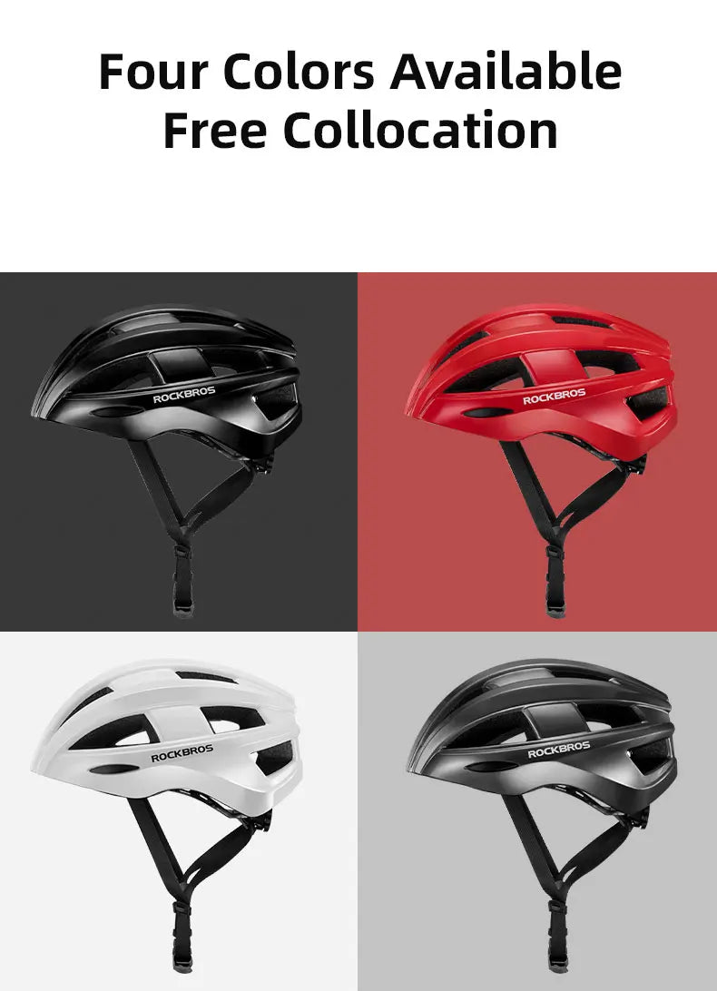 Bicycle Light Helmet MTB Road USB Warning Rear Light Cycling Helmet EPS PC Intergrally-molded Bike Helmet
