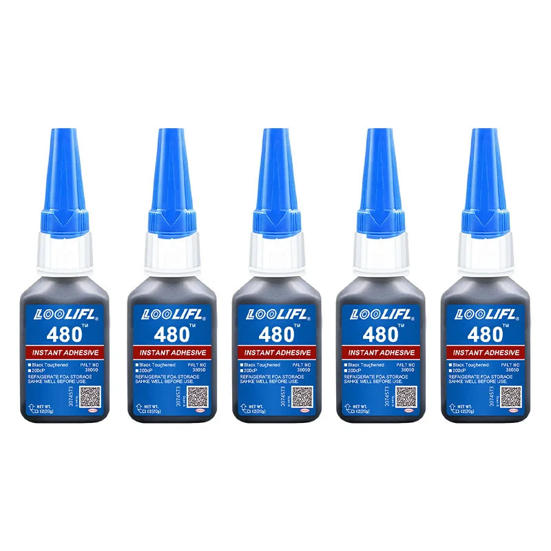 480 Black Super Black glue for Plastic Wood Metal tyres Rubber shoes Strong Adhesive Repair