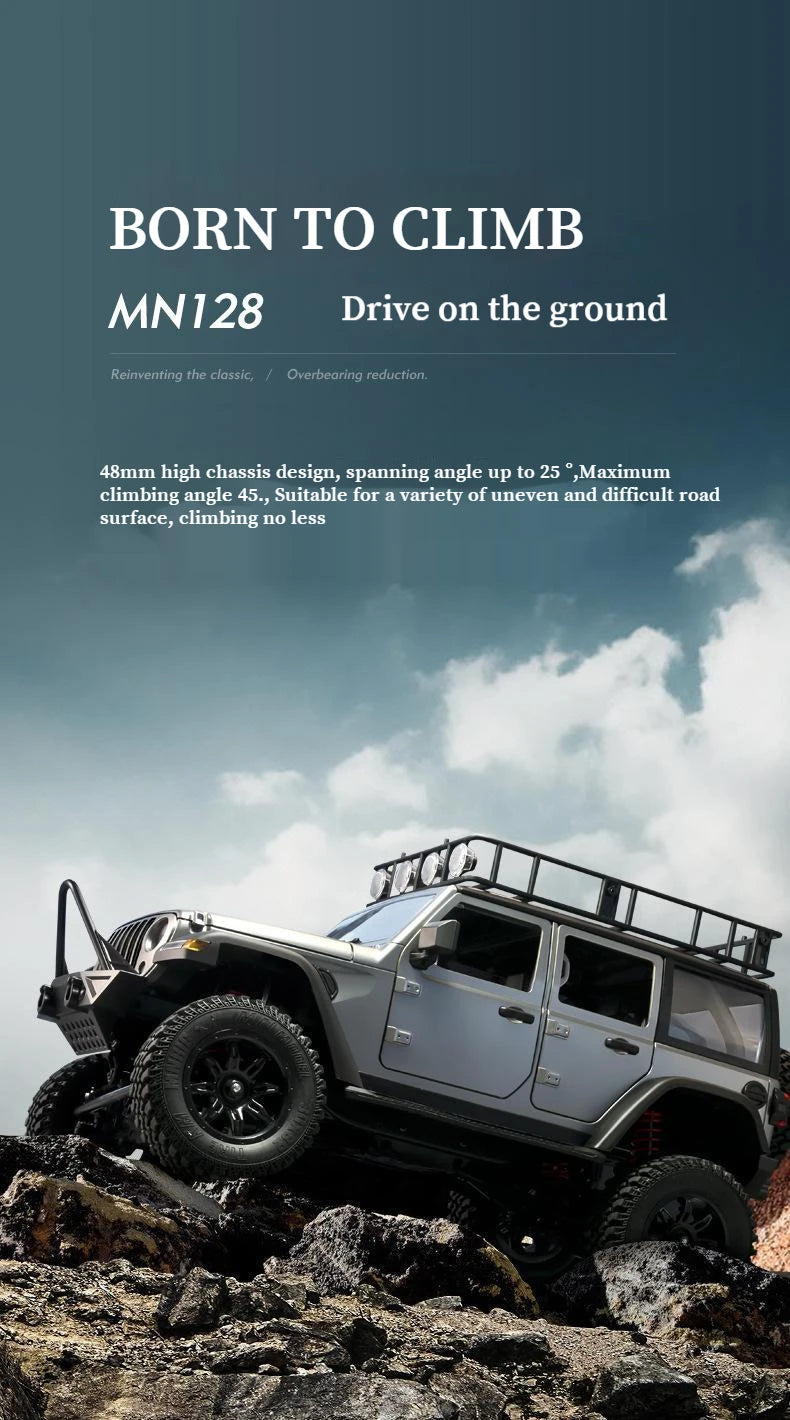 112 Scale Four Wheel Drive RC Wrangler Climbing Off Road Car