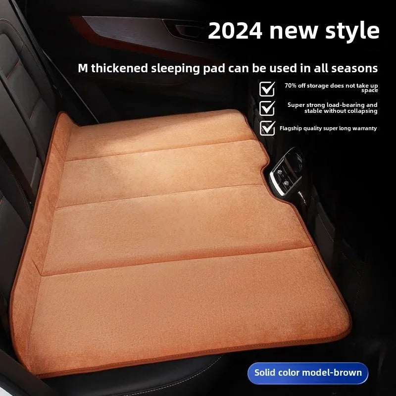 Universal Car Travelling Bed Thickened SUV Back Seat Folding Sleeping Pad Non-Inflatable Camping Accommodation Transport Bed