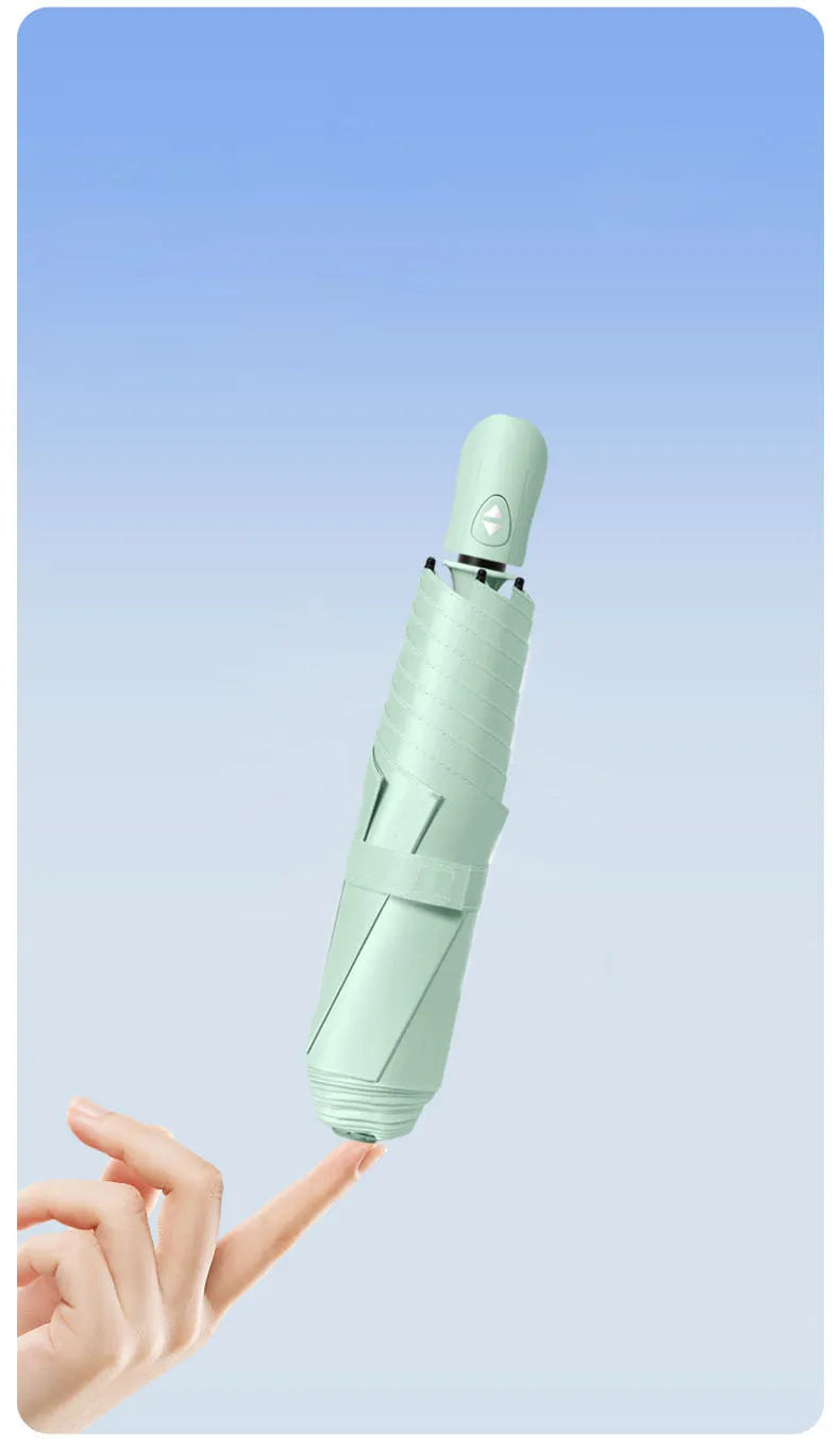 Ultra lightweight and portable automatic umbrella for women, suitable for both weather and sun protection
