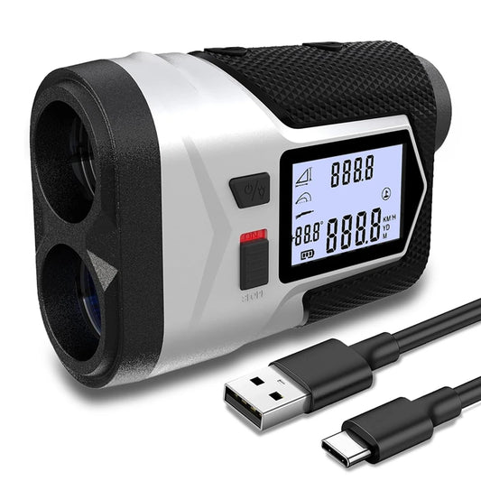 Rechargeable Laser Rangefinder 1200m With Slope Adjustment Flag Lock And Vibration