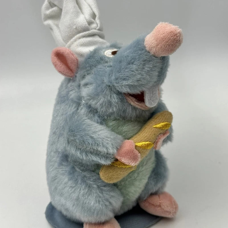 Anime Ratatouille Chef Remy Magnetic Plush Toy Room Decora Doll Kid Shoulder Plush Doll Decoration Headband Toys Christmas Gifts