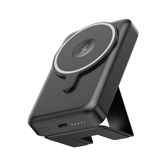 Magnetic Portable Charger 10000mAh Wireless Power Bank with 20W USB-C Fast Charging for iPhone 17 16 15 14 13 12promax Stand