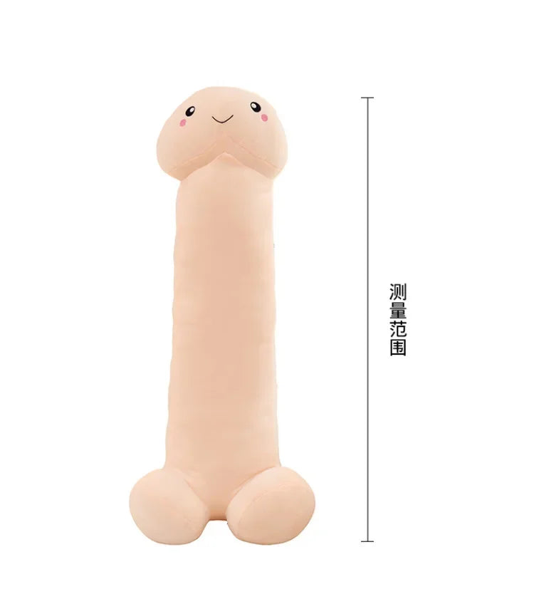 105cm Big Size Trick Penis Plush Kawaii Soft Simulation Dick Plushie Real-life Penis Pillow Sexy Hugging Pillow Girlfriend Gifts
