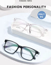 Ultralight 9g Flexible TR90 Optical Prescription Eyeglasses Frames For Men and Women Blue Light Blocking Reading