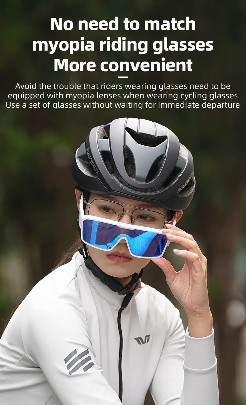 Polarized Cycling Glasses Set for Myopia Glasses UV400 Sun Protection Driving Fishing Hiking Cycling Eyewear Sunglasses