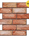 1/10pcs 3D Wall Sticker Self-adhesive Faux Brick Wall Panel Peel and Stick Kitchen Tile Backsplash Bathroom Wall Tile Sticker